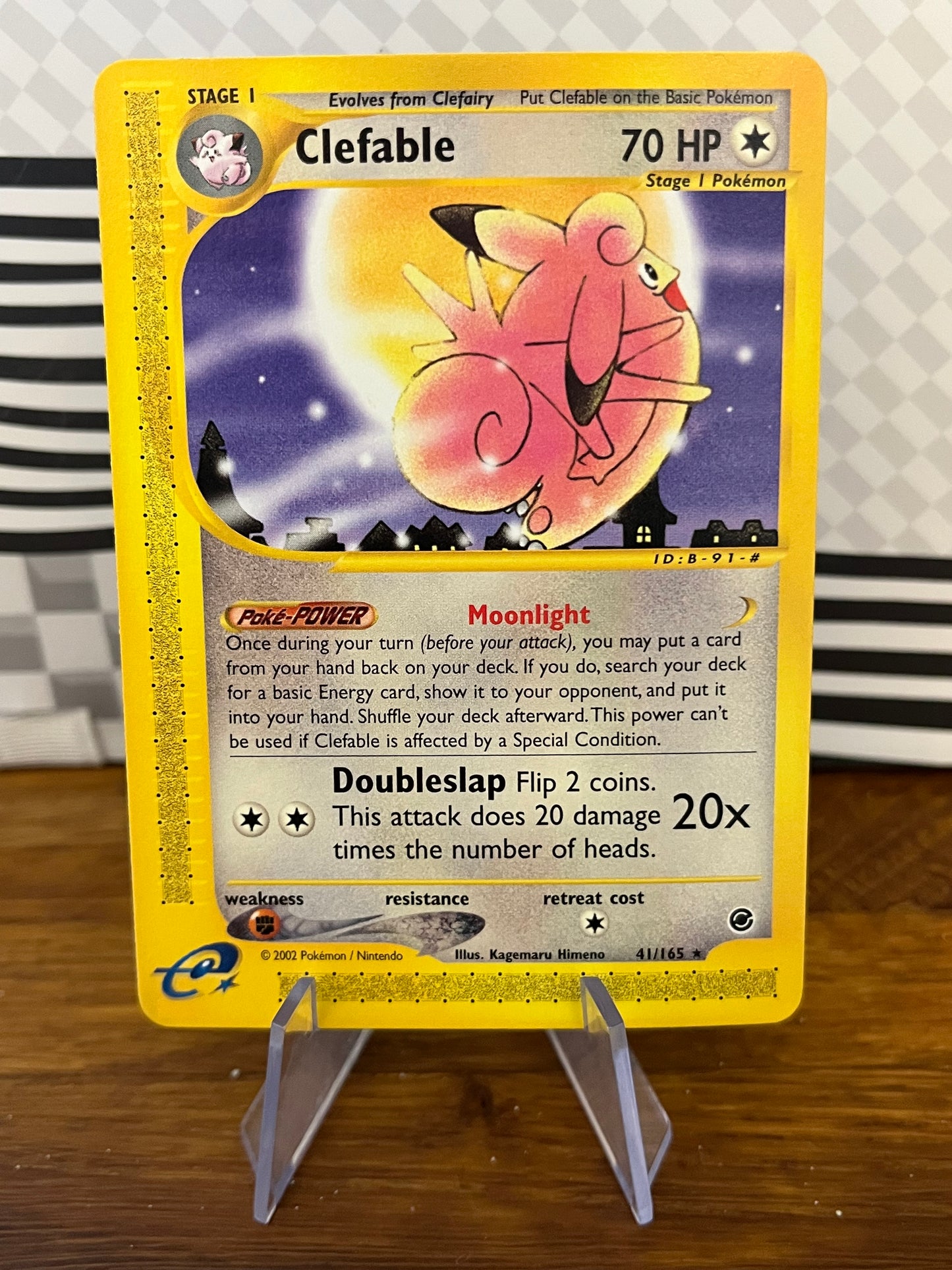 Clefable 41/165 Expeditions NM Single Pokémon Card
