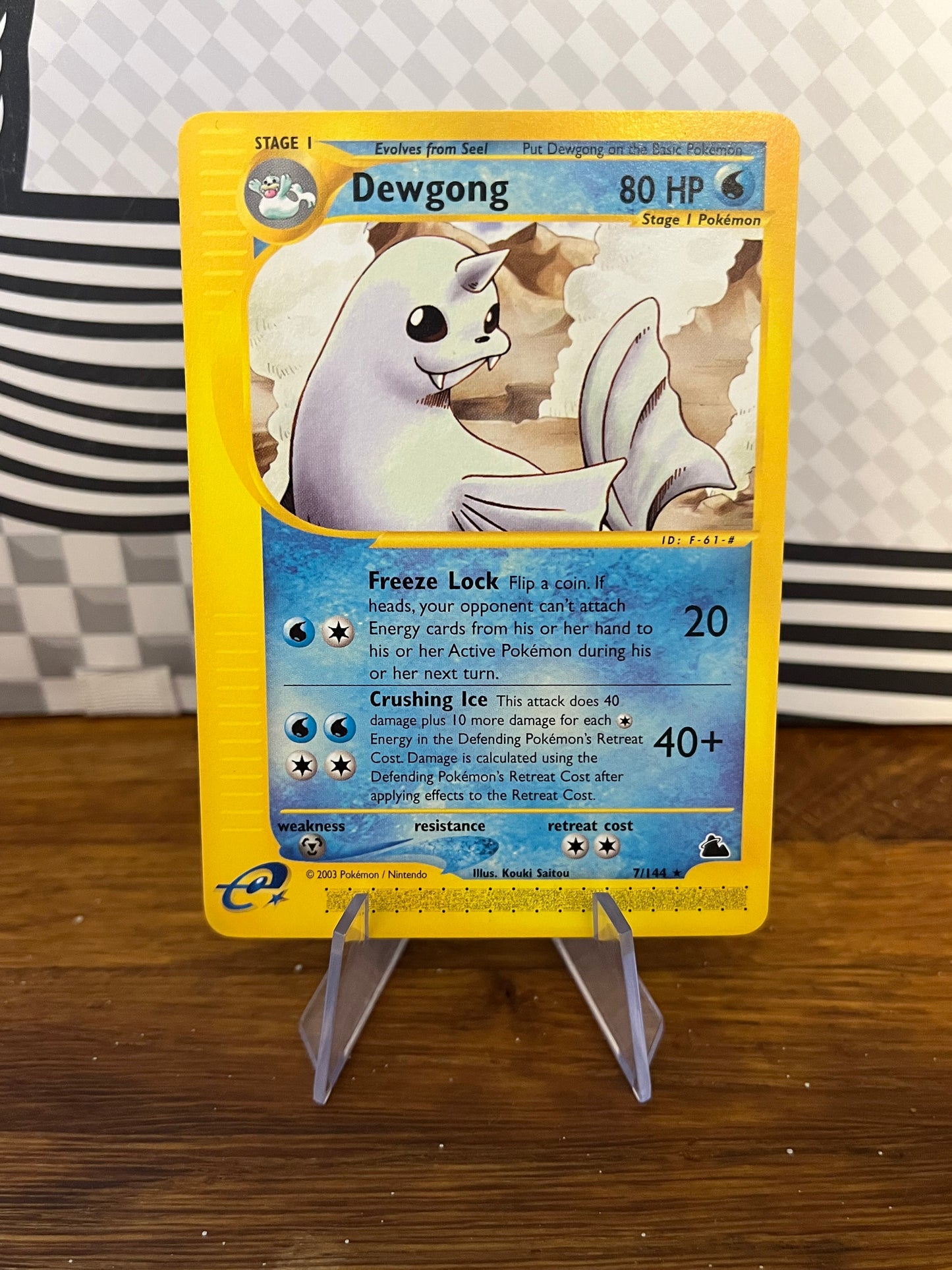 Dewgong 7/144 Skyridge NM Single Pokémon Card