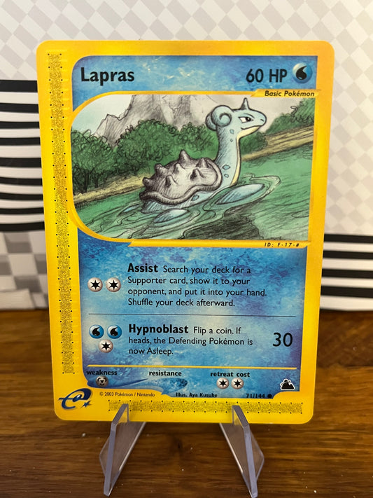 Lapras 71/144 Skyridge NM Single Pokémon Card
