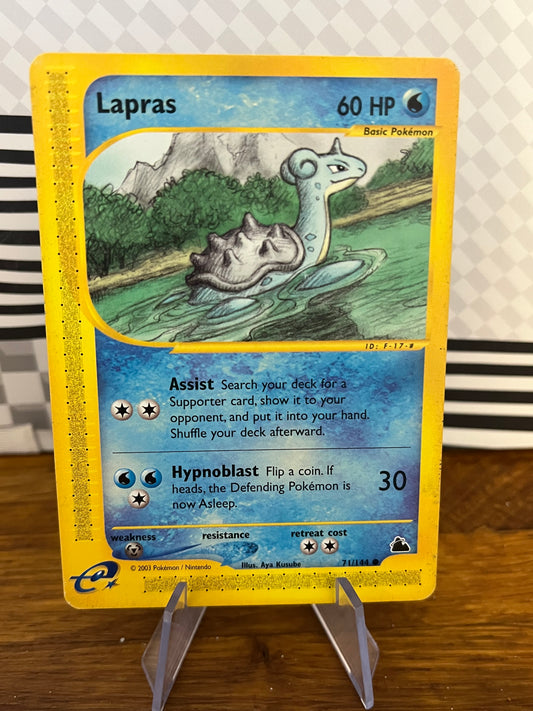 Lapras 71/144 Skyridge NM Single Pokémon Card