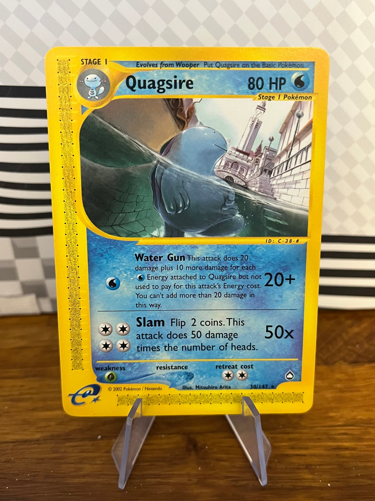 Quagsire 30/147 Aquapolis NM Single Pokémon Card