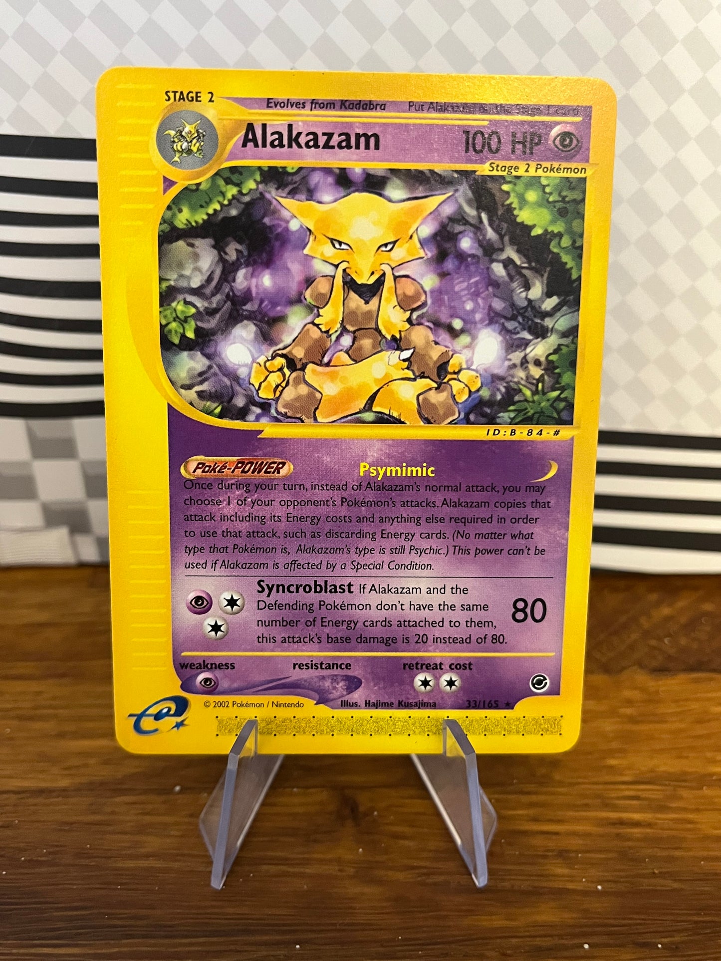 Alakazam 33/165 Expeditions NM Single Pokémon Card