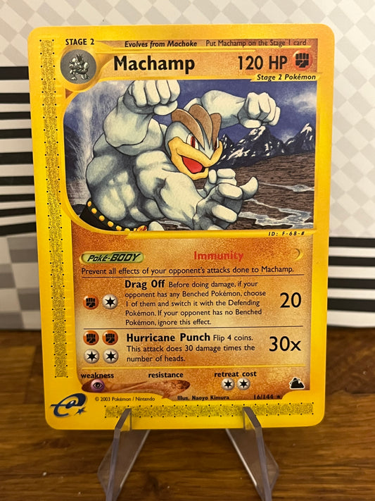 Machamp 16/144 Skyridge NM Single Pokémon Card
