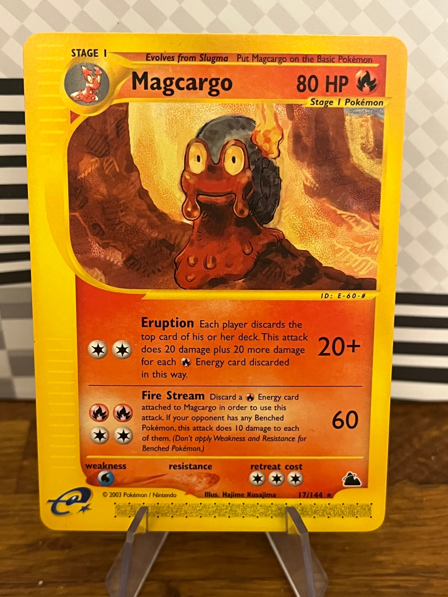 Magcargo 17/144 Skyridge NM Single Pokémon Card