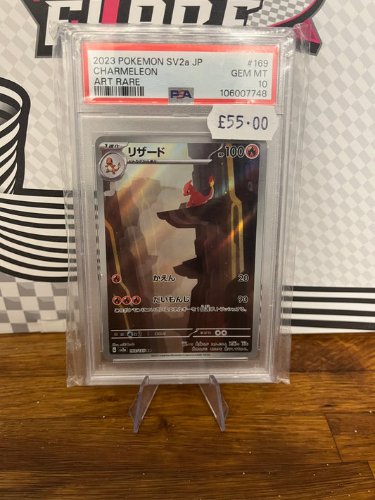 Charmeleon 169/165 Japanese 151 PSA 10 Graded Pokémon Card