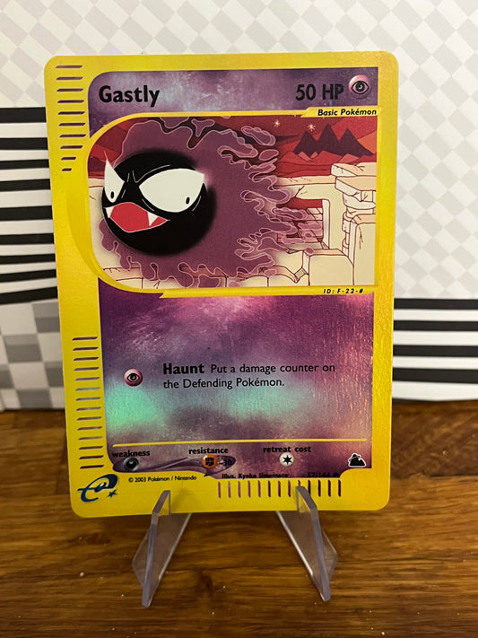 Gastly 57/144 Reverse Holo Skyridge NM Single Pokémon Card