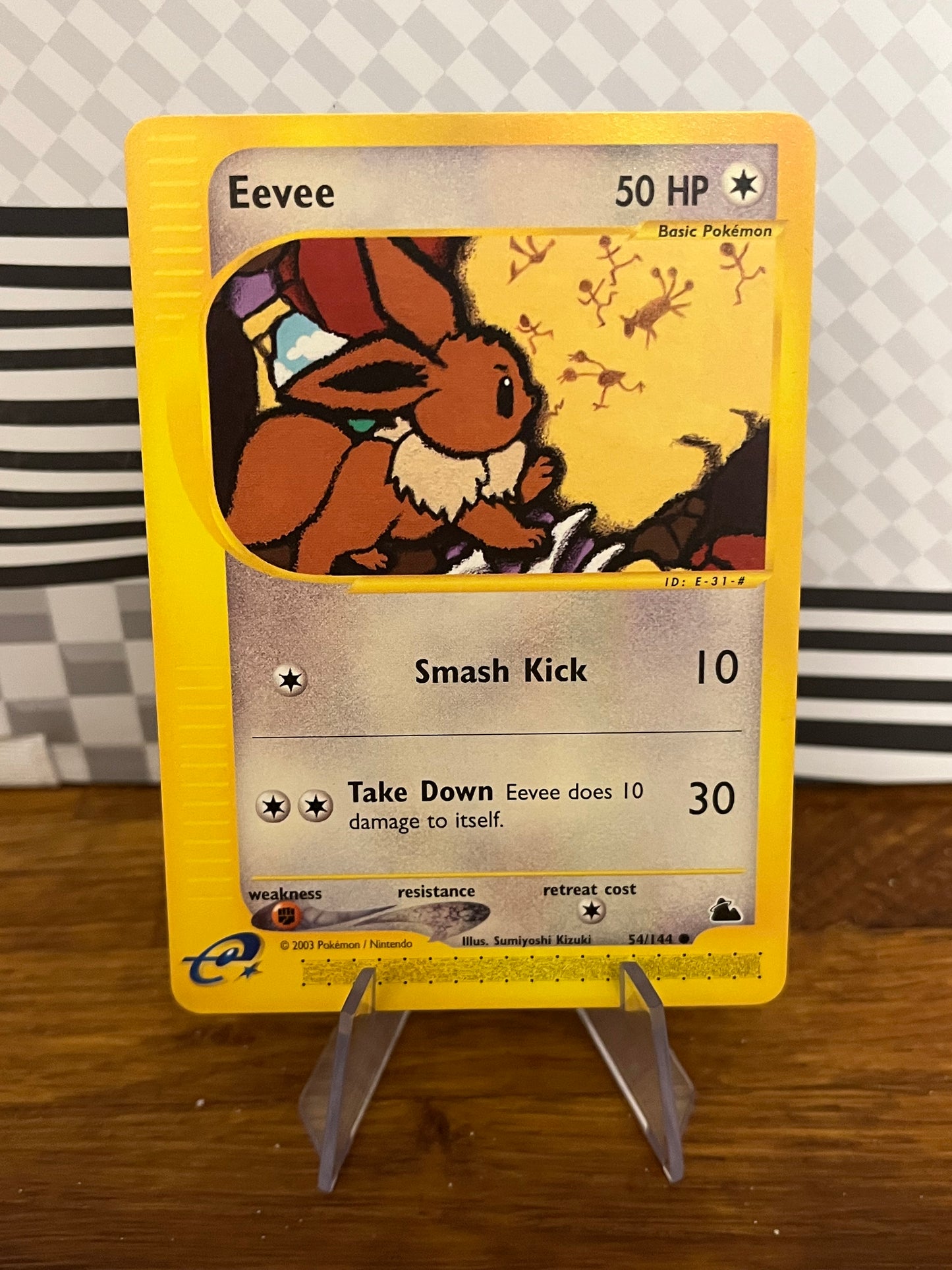 Eevee 54/144 Skyridge NM Single Pokémon Card