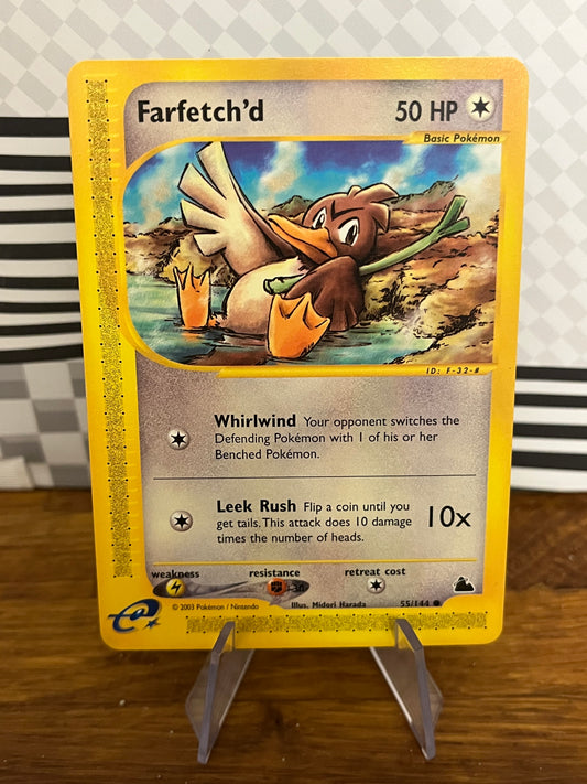Farfetch'd 55/144 Skyridge NM Single Pokémon Card