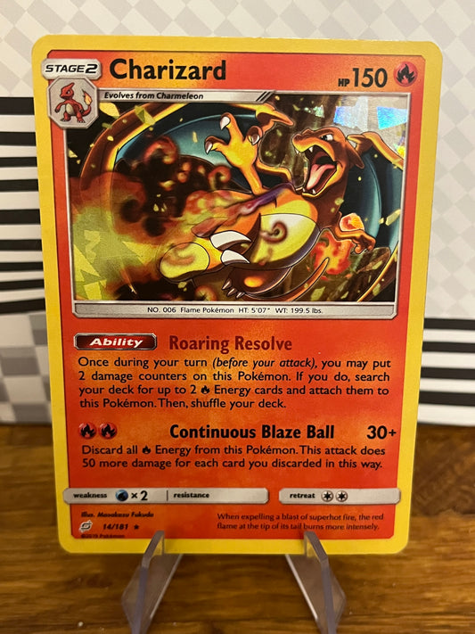 Charizard 14/181 Team Up NM Single Pokémon Card