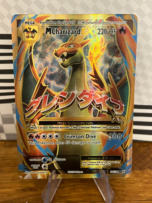M Charizard EX 101/108 Evolutions NM Single Pokémon Card