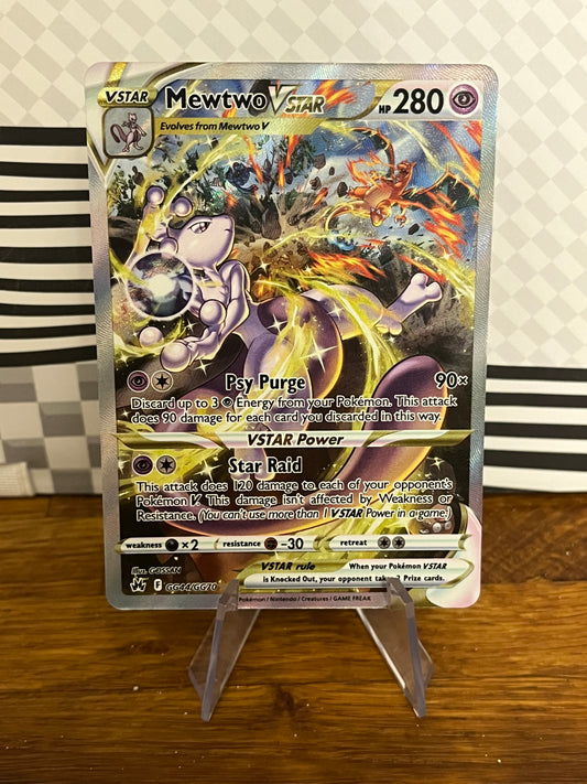 Mewtwo VStar GG44/GG70 Crown Zenith NM Single Pokémon Card