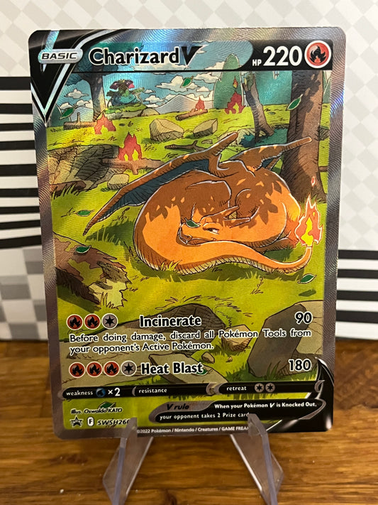 Charizard V SWSH260 Black Star Promo NM Single Pokémon Card