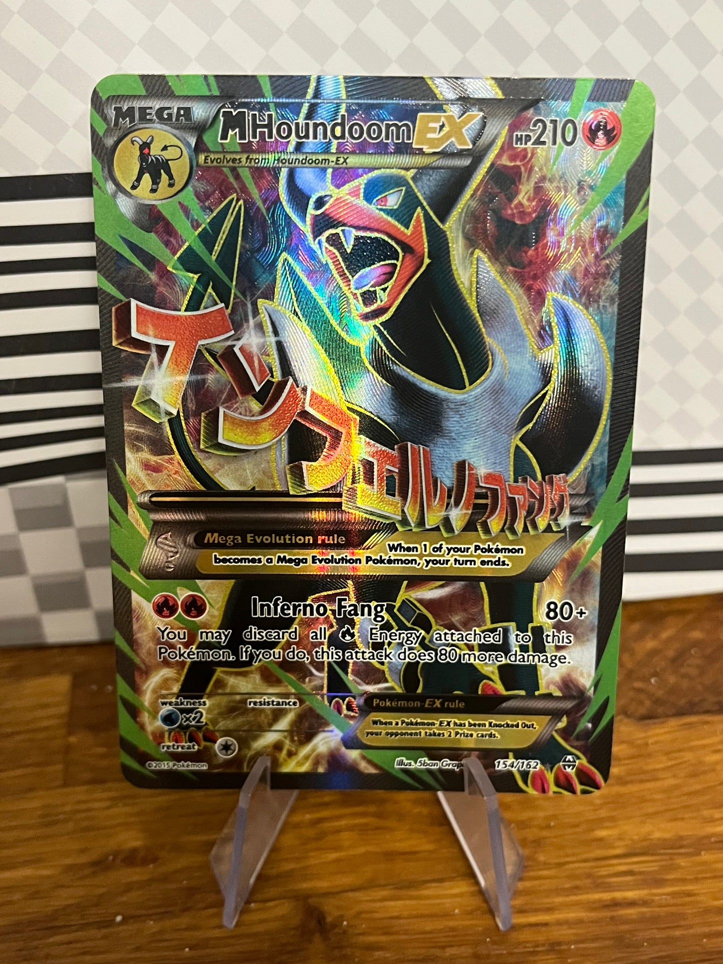 M Houndoom EX 154/162 Breakthrough NM Single Pokémon Card