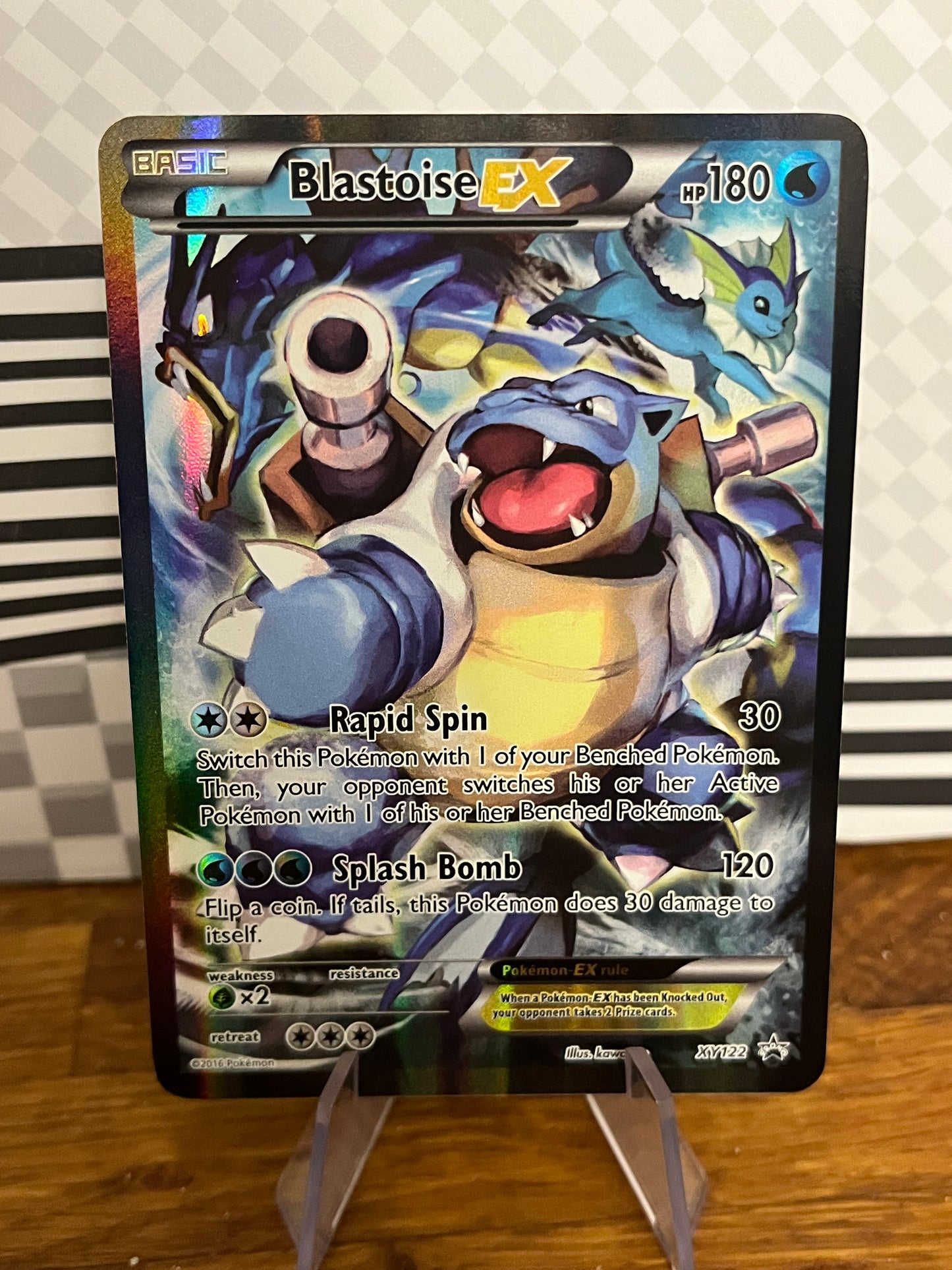Blastoise ex XY122 Black Star Promo NM Single Pokémon Card