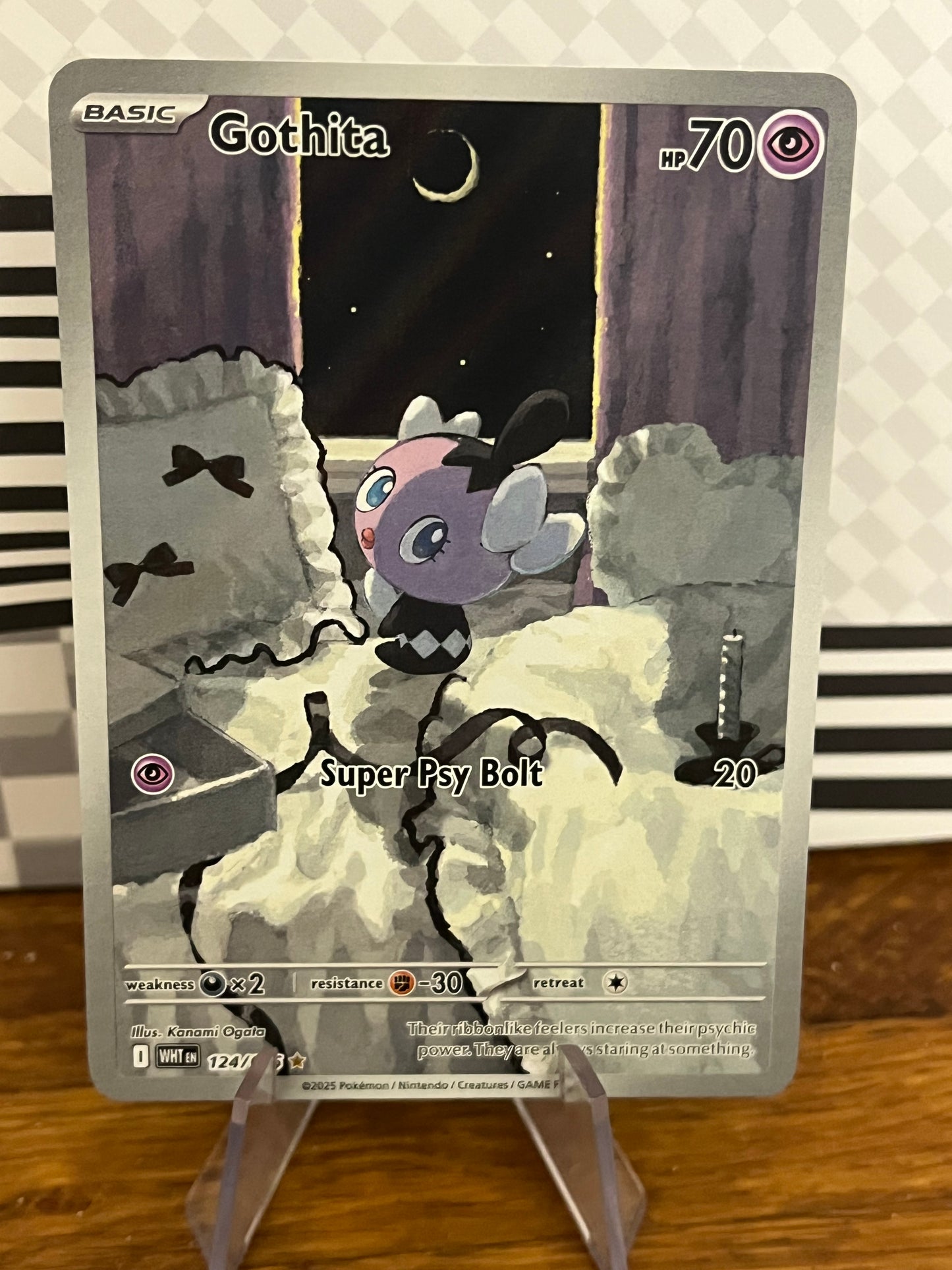 Gothita 124/086 Illustration Rare White Flare NM Single Pokémon Card