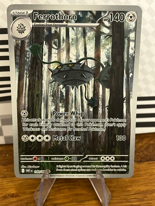 Ferrothorn 149/086 Illustration Rare White Flare NM Single Pokémon Card