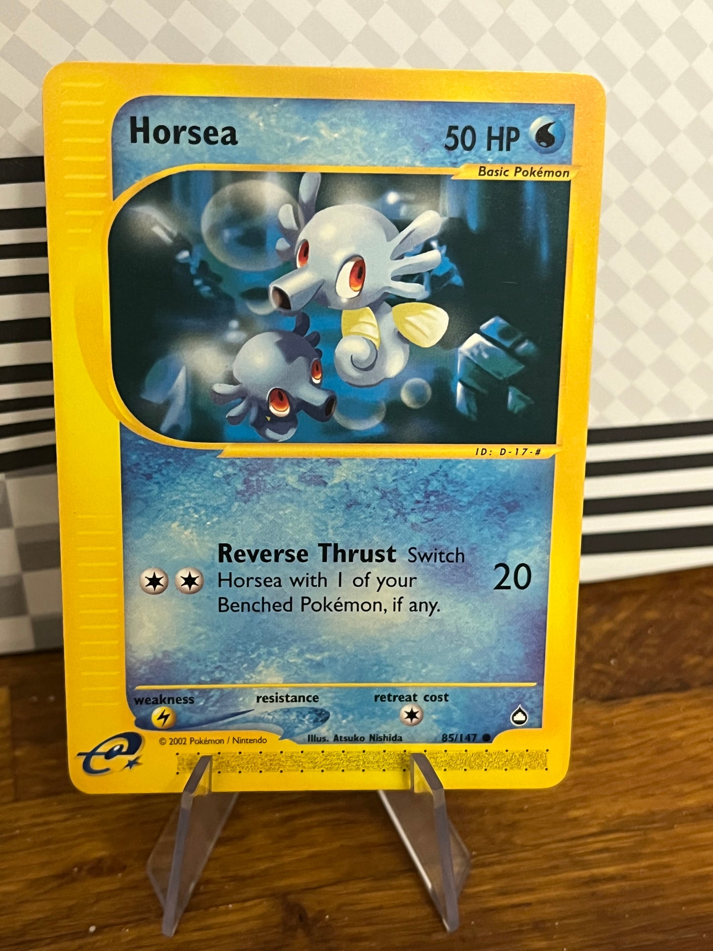 Horsea 85/147 Aquapolis NM Single Pokémon Card