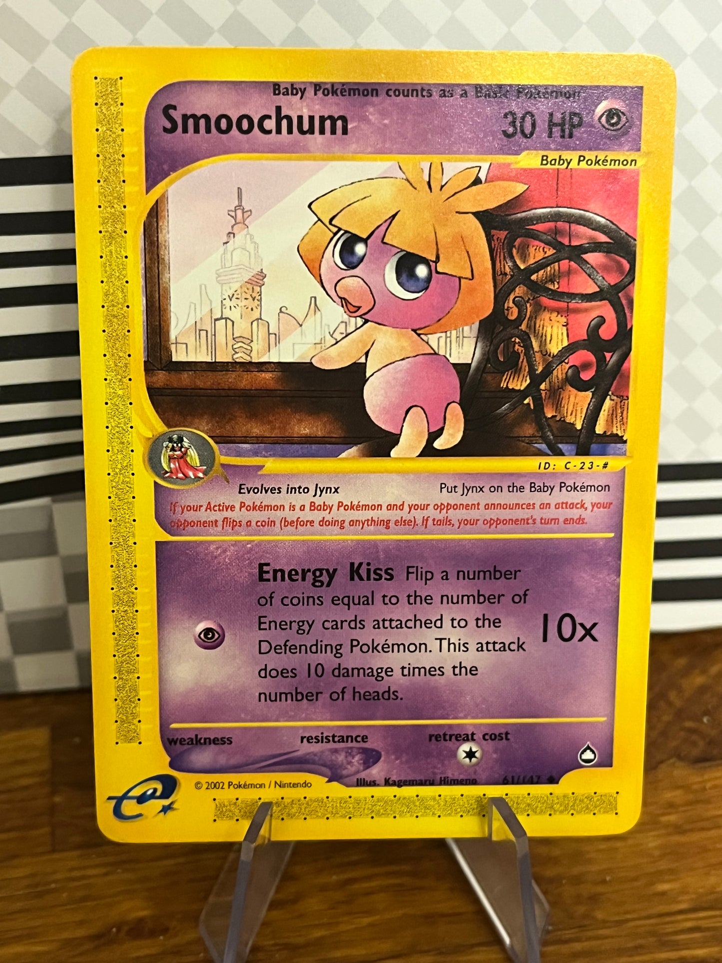 Smoochum 61/147 Aquapolis NM Single Pokémon Card