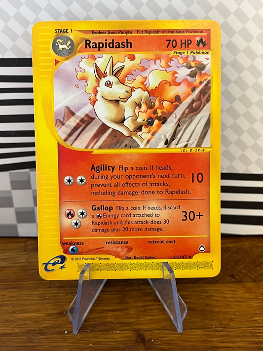 Rapidash 31/147 Aquapolis NM Single Pokémon Card