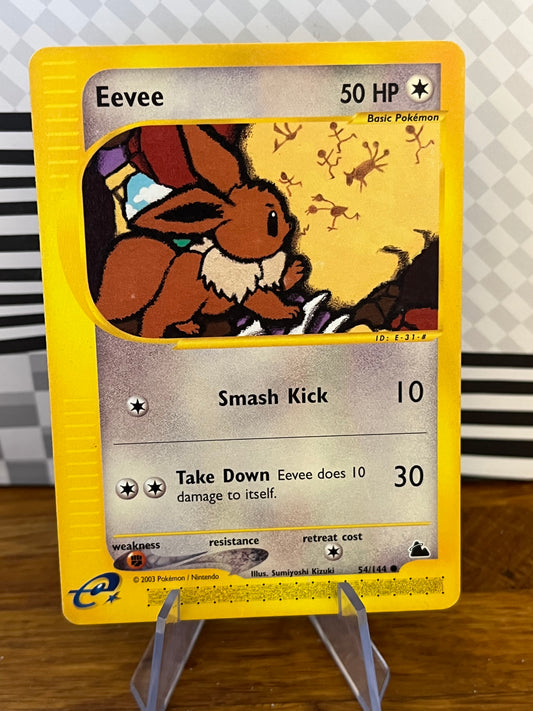 Eevee 54/144 Skyridge NM Single Pokémon Card