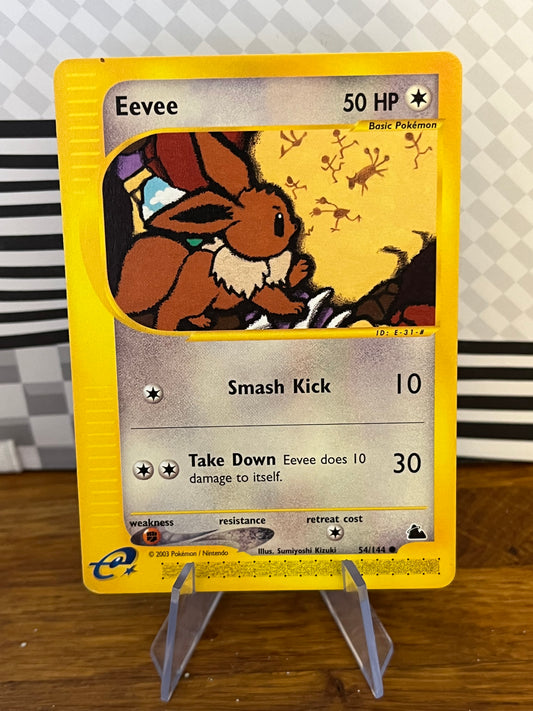 Eevee 54/144 Skyridge NM Single Pokémon Card