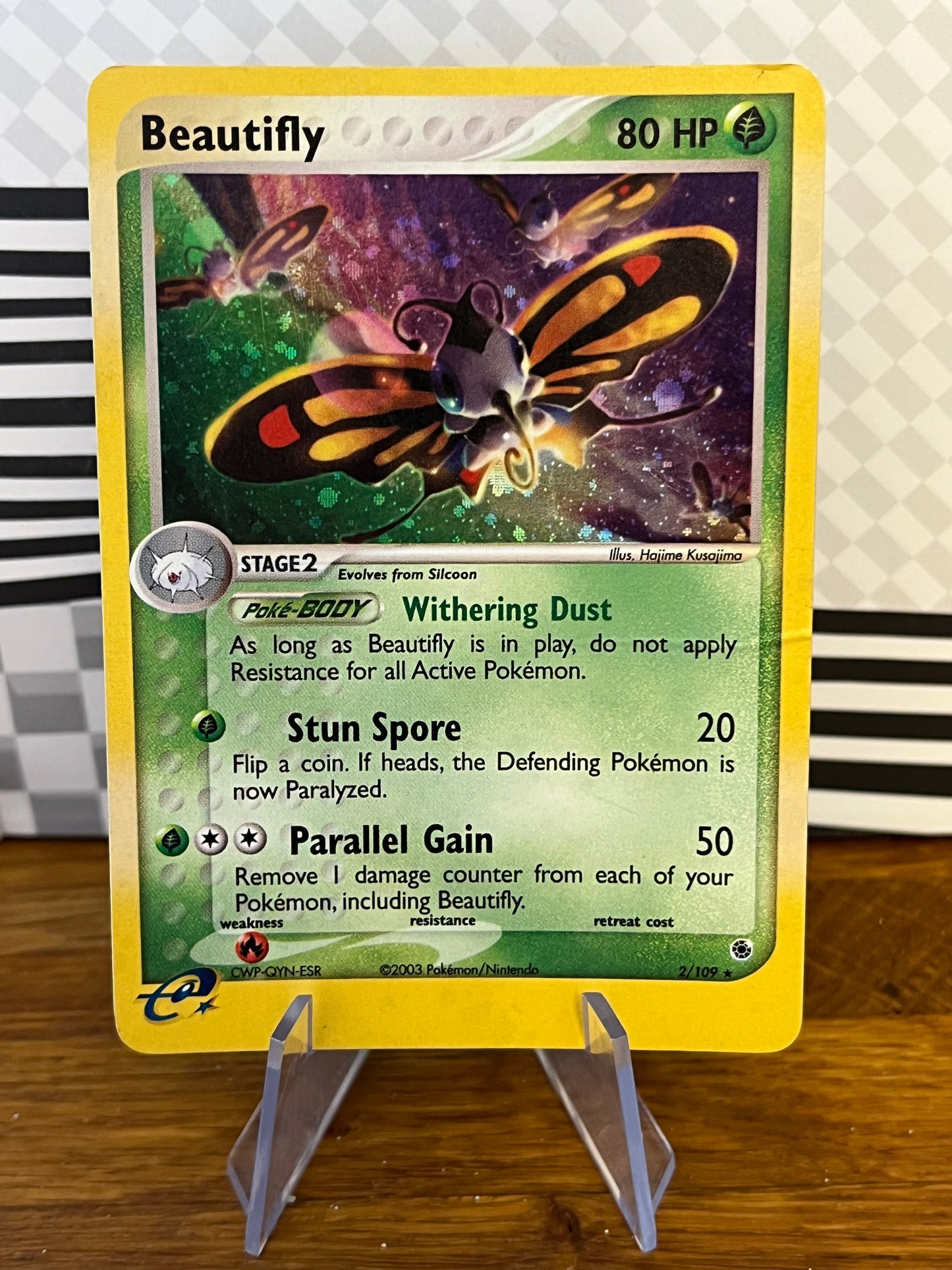 Beautifly 2/109 Holo Ruby & Saphire NM Single Pokémon Card