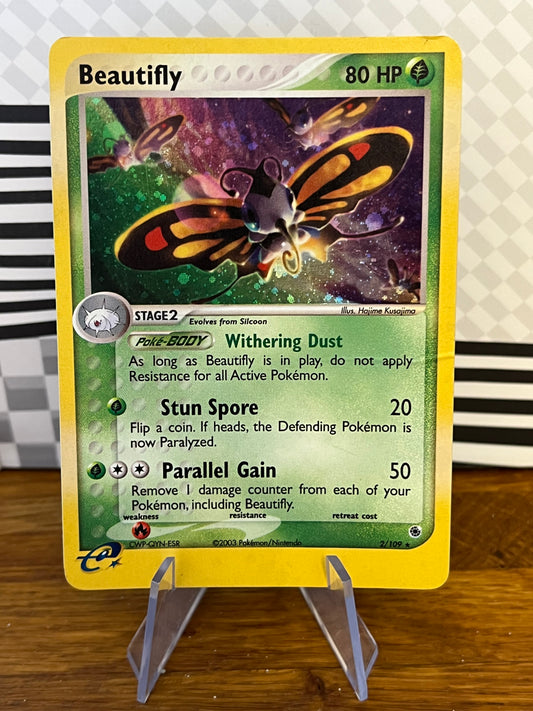 Beautifly 2/109 Holo Ruby & Saphire NM Single Pokémon Card