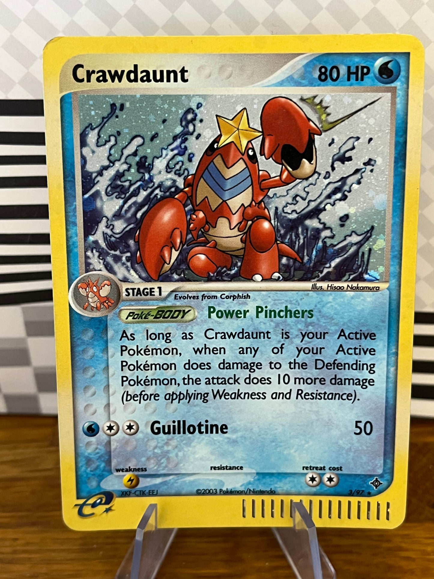 Crawdaunt 3/97 Holo Dragon NM Single Pokémon Card