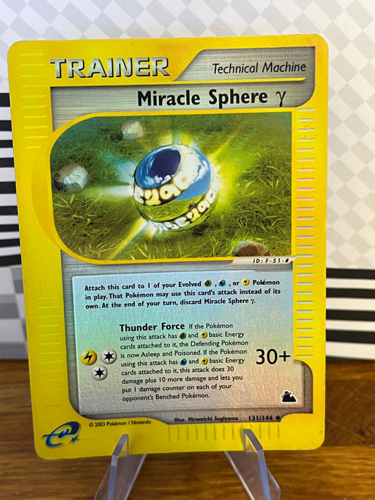 Miracle Sphere 131/144 Reverse Holo Skyridge NM Single Pokémon Card