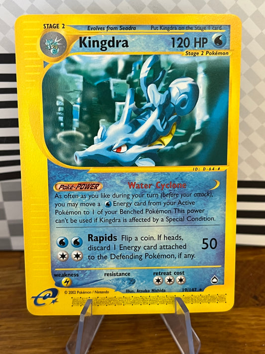 Kingdra 19/147 Aquapolis NM Single Pokémon Card