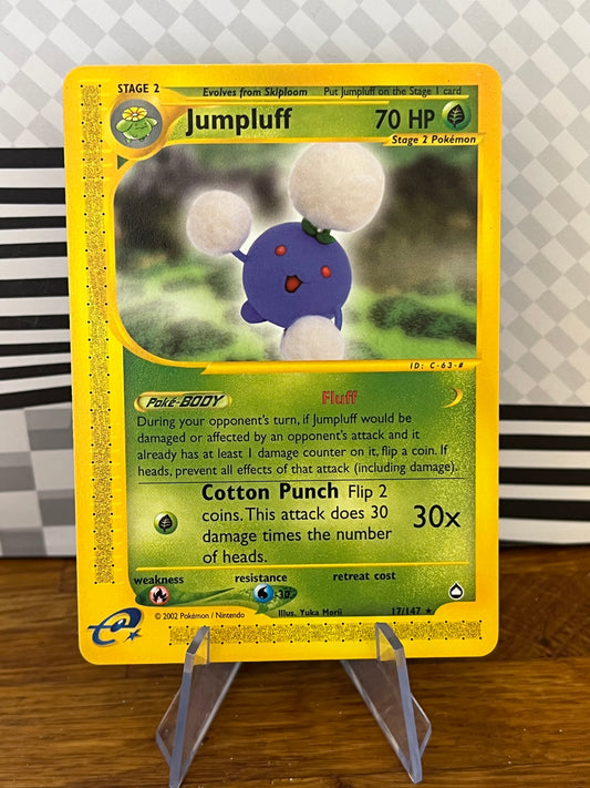 Jumpluff 17/147 Aquapolis NM Single Pokémon Card