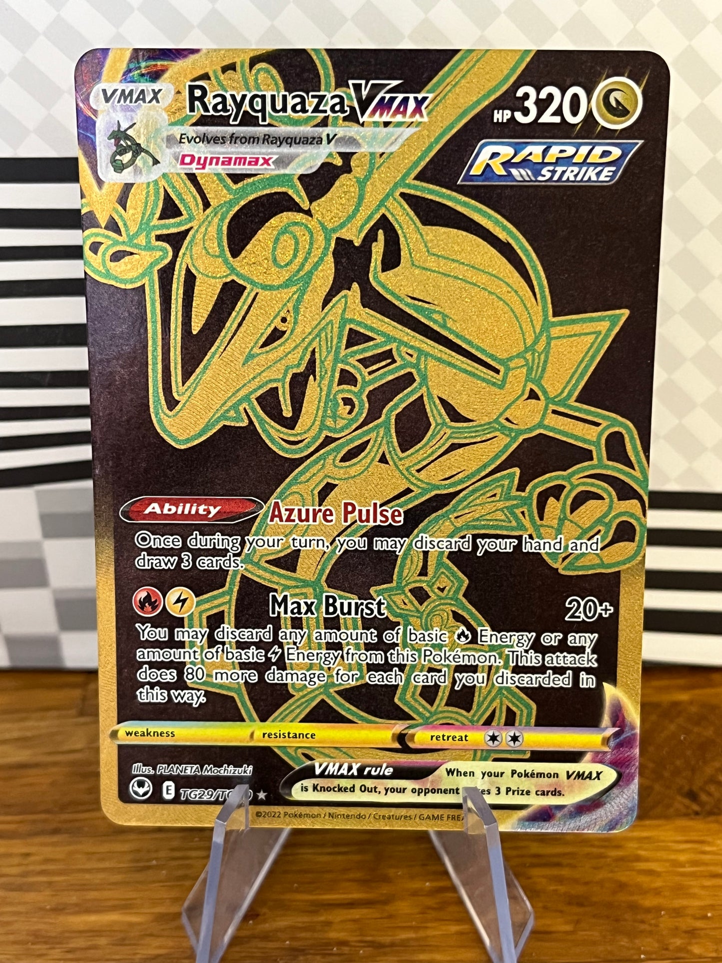 Rayquaza VMax TG29/TG30 Silver Tempest NM Single Pokémon Card