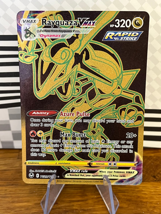 Rayquaza VMax TG29/TG30 Silver Tempest NM Single Pokémon Card