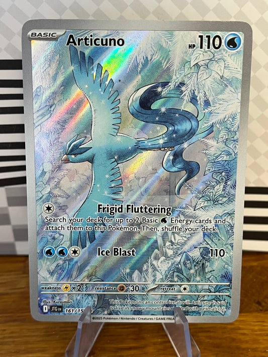 Articuno Illustration Rare 161/159 Journey Together NM Single Pokémon Card