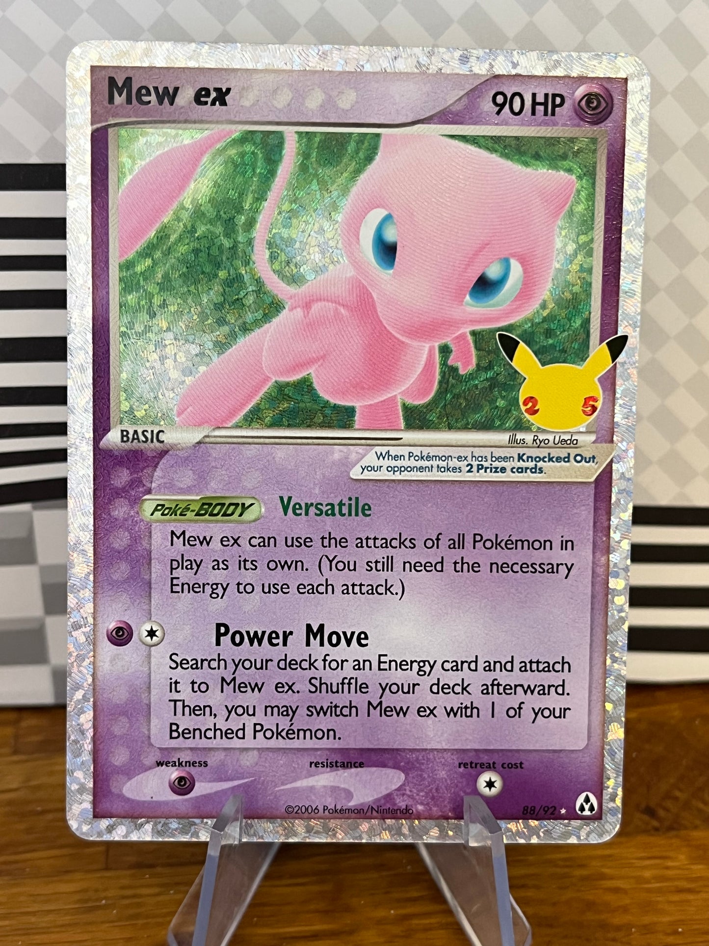 Mew ex 88/92 Celebrations NM Single Pokémon Card