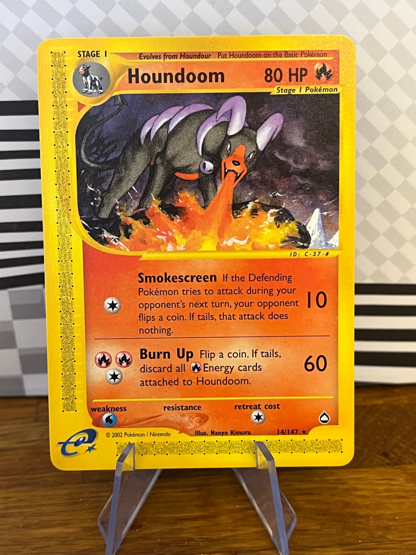 Houndoom 14/147 Aquapolis NM Single Pokémon Card