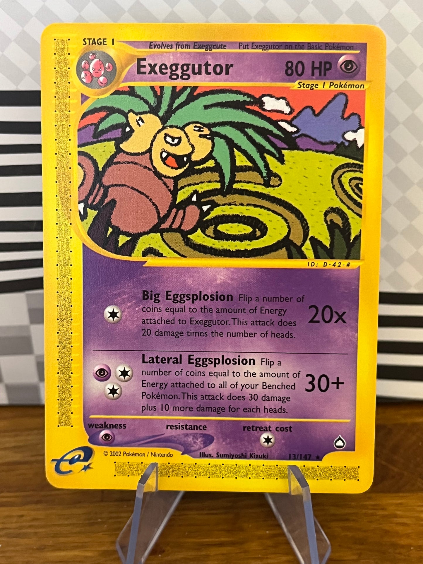 Exeggutor 13/147 Aquapolis NM Single Pokémon Card
