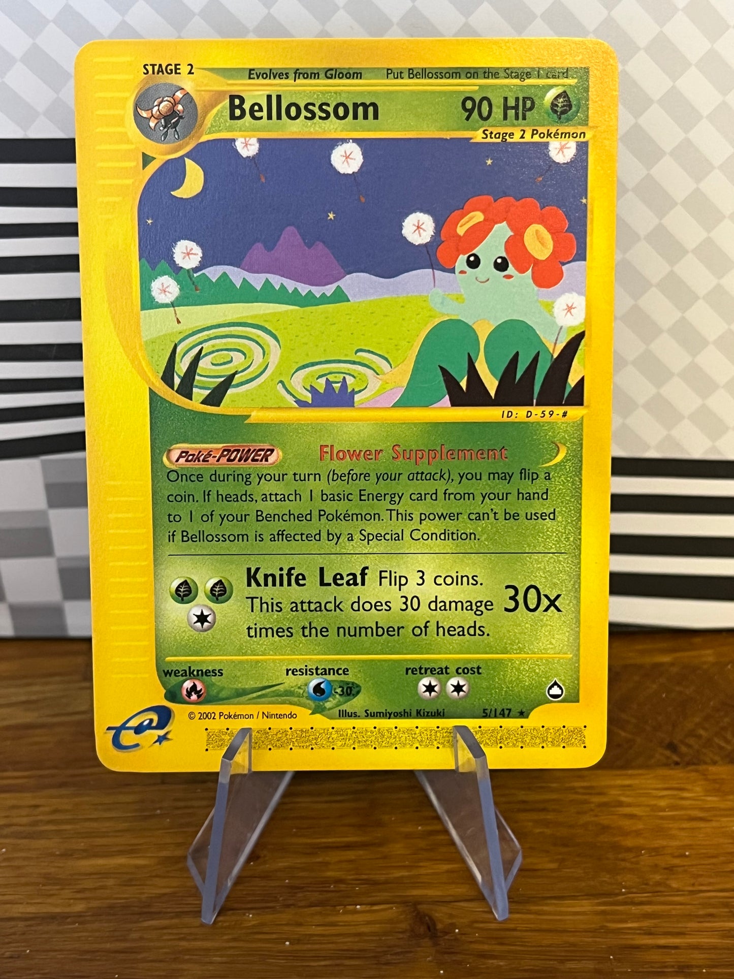 Bellossom 5/147 Aquapolis NM Single Pokémon Card