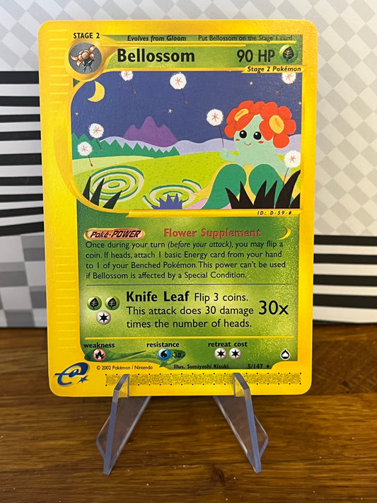 Bellossom 5/147 Aquapolis NM Single Pokémon Card