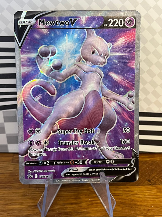 Mewtwo V SWSH229 Black Star Promo NM Single Pokémon Card