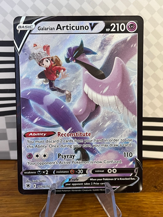 Galarian Articuno V TG16/TG30 Astral Radiance NM Single Pokémon Card