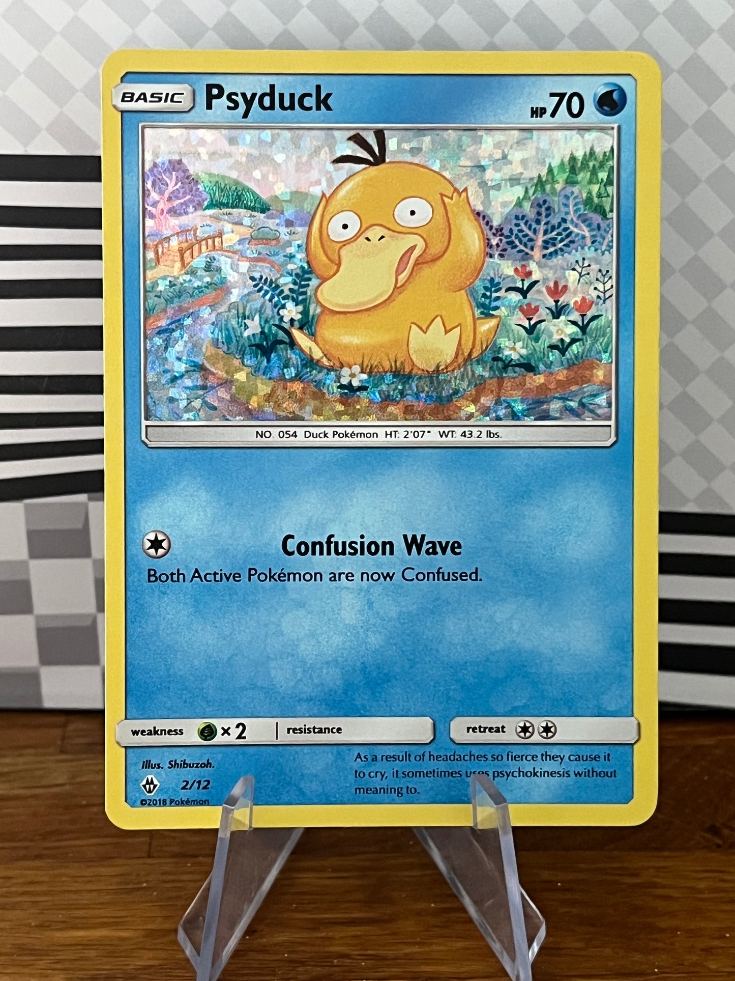 Psyduck 2/12 Holo Pokemon Mcdonals NM Single Pokémon Card