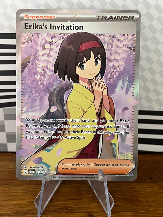 Erika's Invitation 196/165 151 NM Single Pokémon Card