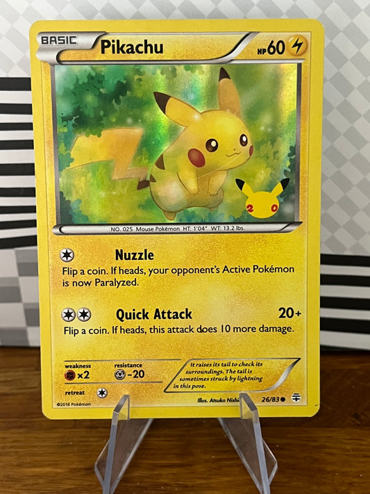 Pikachu 26/83 Celebrations NM Single Pokémon Card