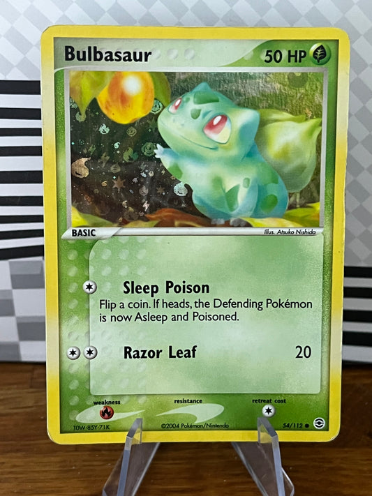 Bulbasaur 54/112 Holo Fire Red & Leaf Green NM Single Pokémon Card