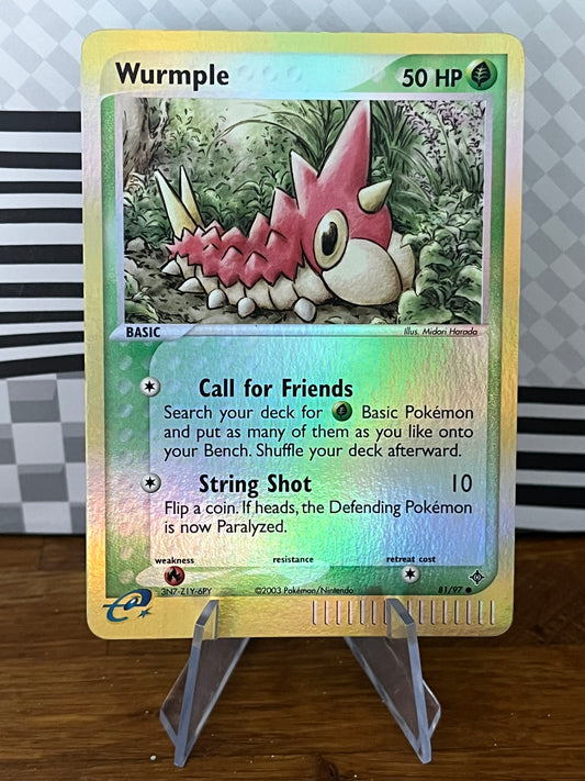Wurmple 81/97 Reverse Holo Dragon NM Single Pokémon Card