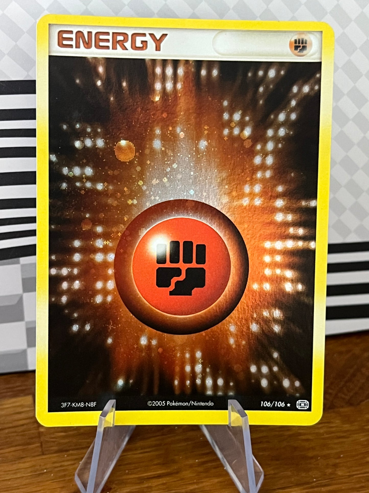 Fighting Energy 106/106 Holo EX Emerald NM Single Pokémon Card