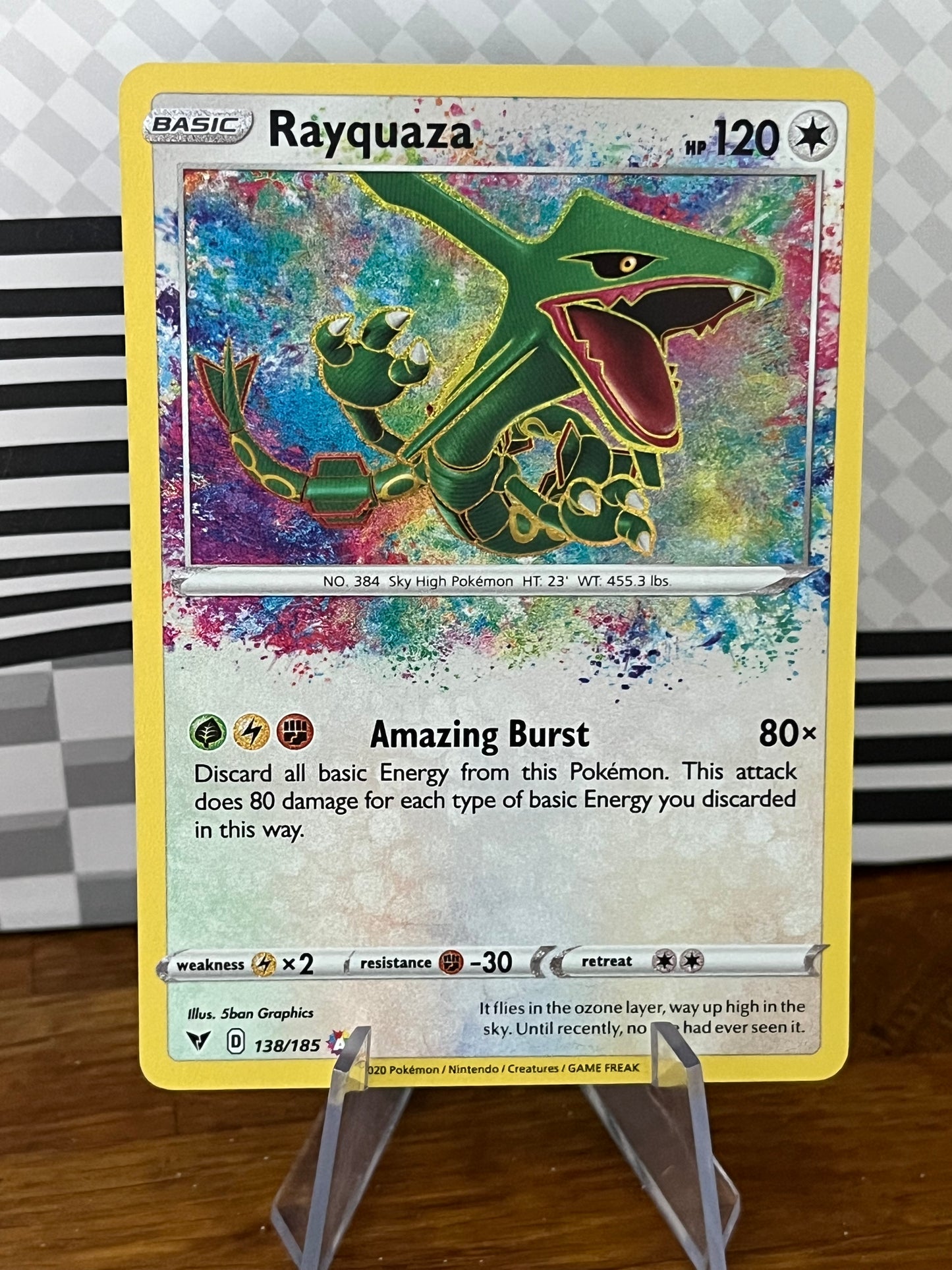 Rayquaza 138/185 Vivid Voltage NM Single Pokémon Card