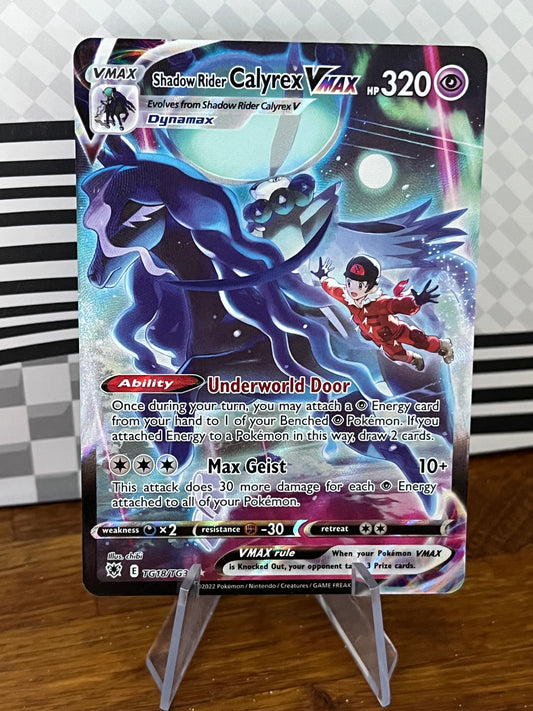 Shadow Rider Calyrex Vmax TG18/TG30 Astral Radiance NM Single Pokémon Card