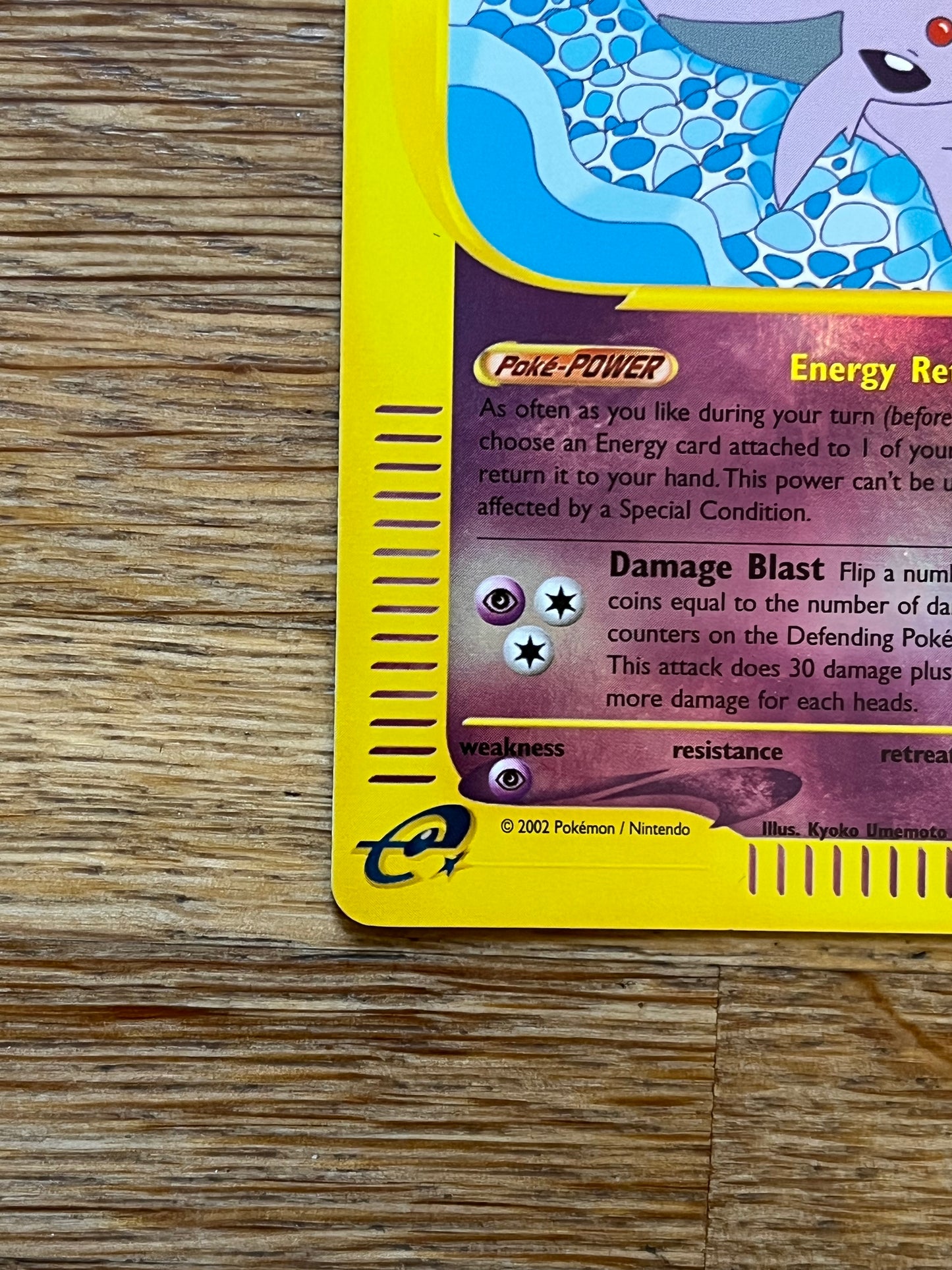 Espeon Holo 11/147 Aquapolis NM Single Pokemon Card